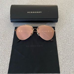 Burberry aviator sunglasses